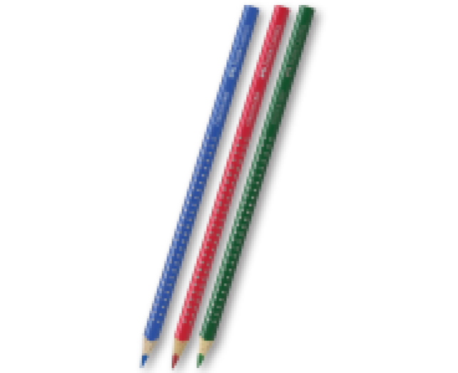 Faber-Castell Grip 2001 színes ceruza 3 db (kék, piros, zöld)