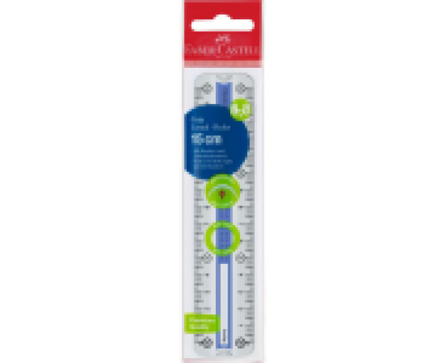 Faber-Castell Grip vonalzó 15cm kék/zöld
