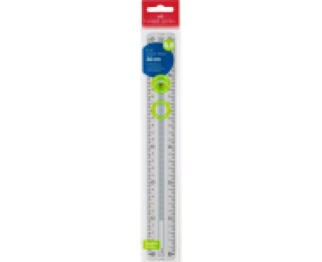 Faber-Castell Grip vonalzó 30cm szürke