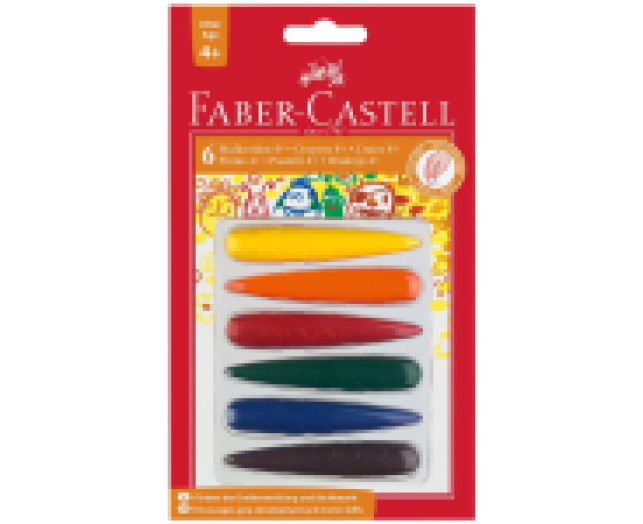 Faber-Castell zsírkréta 6 szín