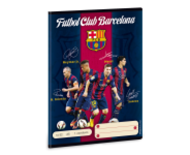 FC Barcelona A5 füzet 14-32 1.osztály