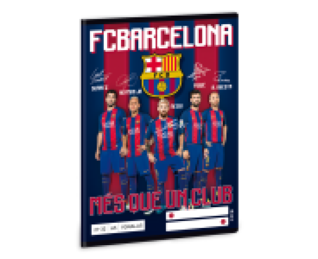 FC Barcelona A5 vonalas füzet 21-32