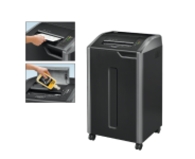 Fellowes 425Ci iratmegsemmisítő, keresztvágó