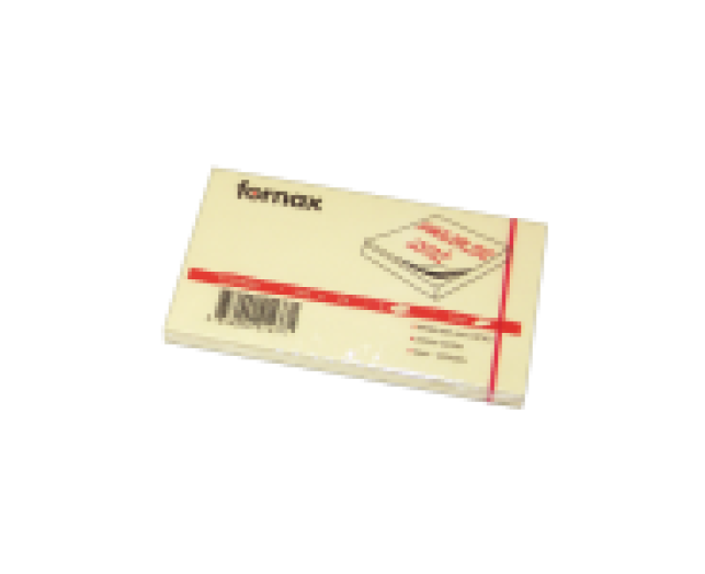 Jegyzettömb öntapadós 125x75mm 125x75 mm sárga 100 lap