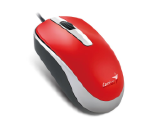 Genius DX-120 USB egér piros