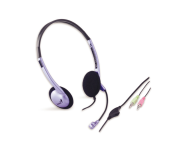 Genius HS-02B mikrofonos fejhallgató