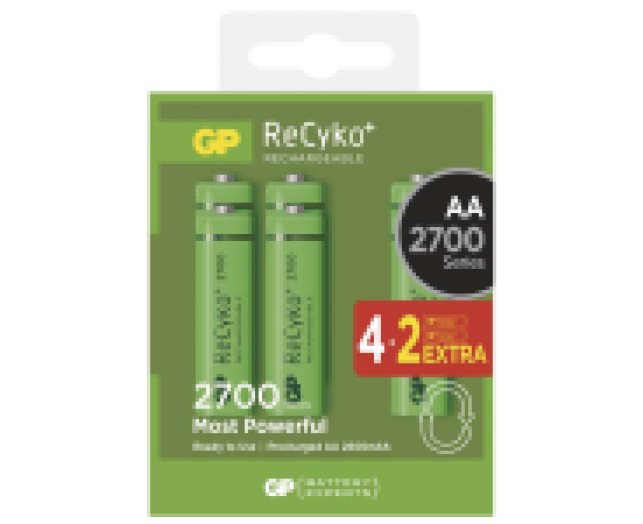 GP akku recyko AA 2700mah 4+2db