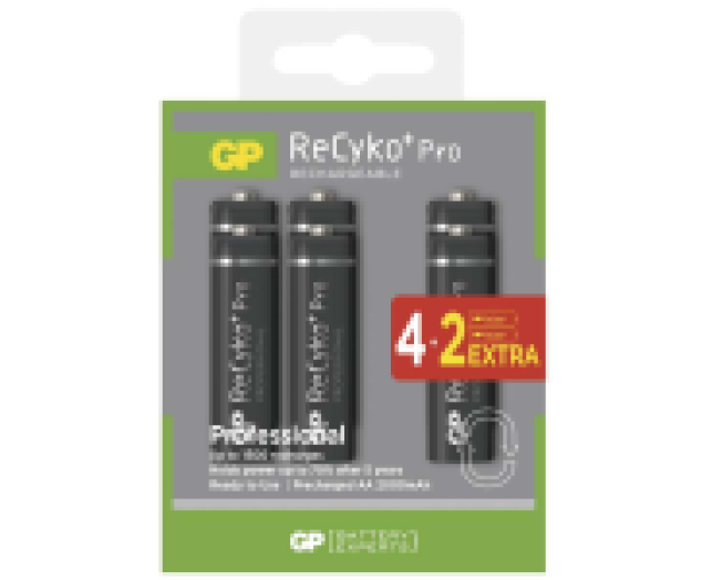 GP akku recyko+ pro prof. AA 6db 2500mah