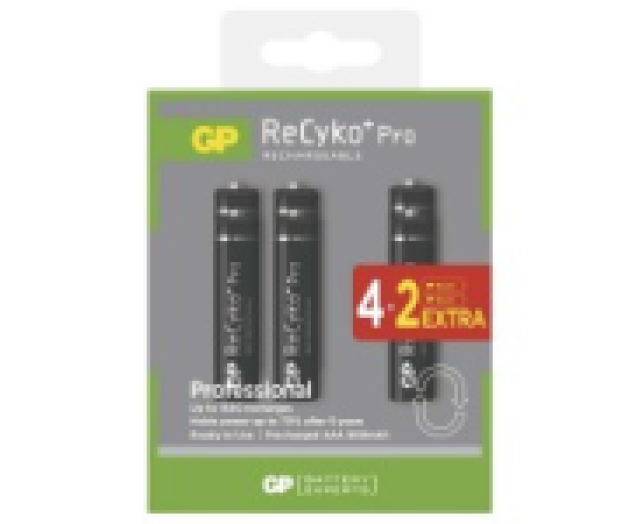 GP akku recyko+ pro prof. AAA 6db 800mah