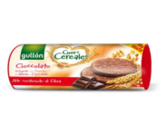 Gullon Élelmi rostban gazdag gabonakeksz csokoládéval 280 g