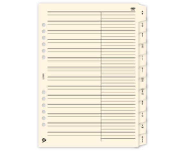 Gyűrűs naptár kiegészítő 1-es mérethez