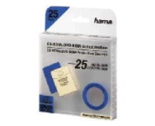 Hama műanyag CD tasak, 25db/cs, átlátszó