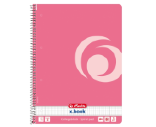 Herlitz ColorBlocking A4 spirálfüzet 80lap kockás