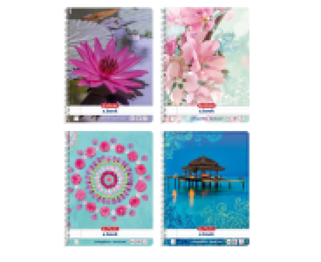 Herlitz Design Spa spirálfüzet A4, 80 lap, vonalas