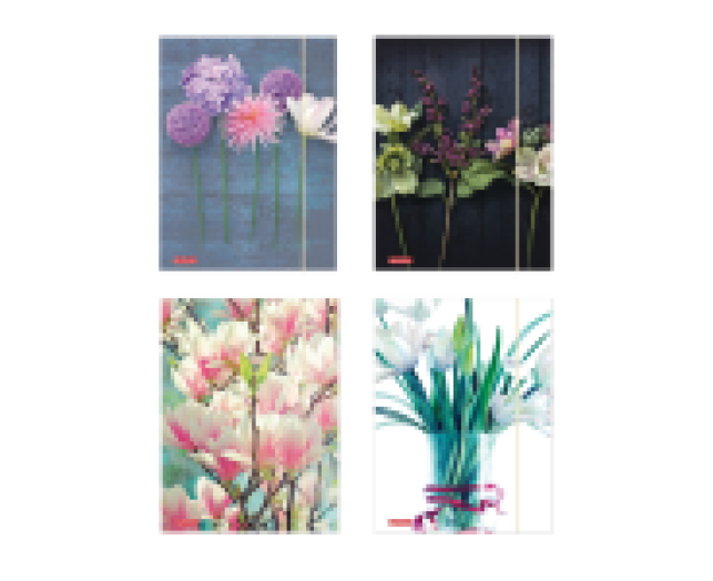Herlitz gumis mappa A5 Flower