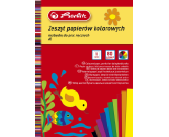Herlitz kivágópapír fényes 10 lap