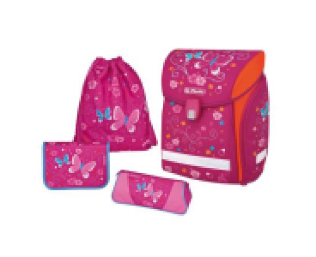 Herlitz Midi Plus iskolatáska 4 részes szett Butterfly