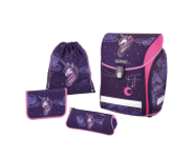 Herlitz Midi Plus iskolatáska 4 részes szett Unicorn Night