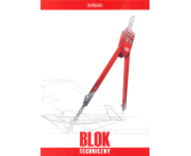 Herlitz műszaki rajzblokk A4 170g, 10 ív