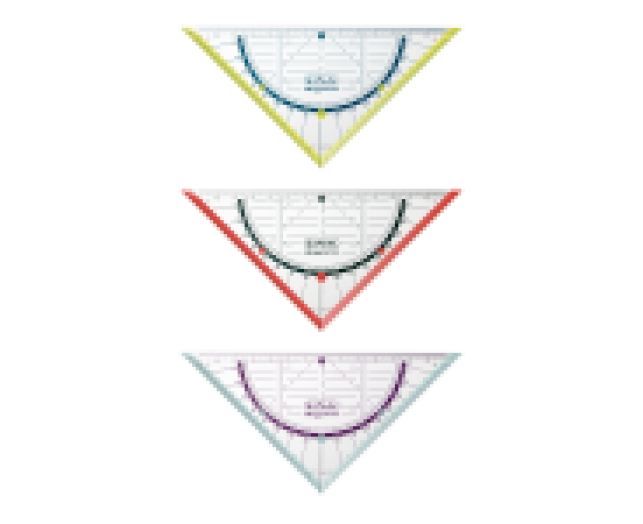 Herlitz my.pen háromszög vonalzó 16cm 3szín