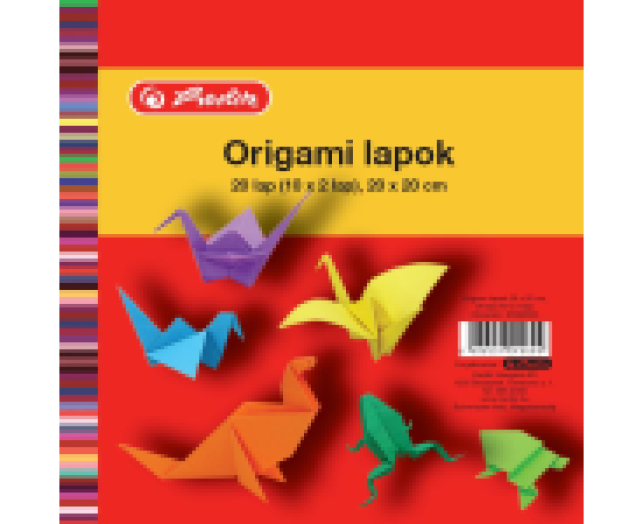 Herlitz origami lapok 20x20cm 20ív/csomag