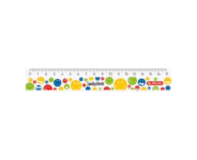 Herlitz Smiley Rainbow vonalzó 17 cm BL