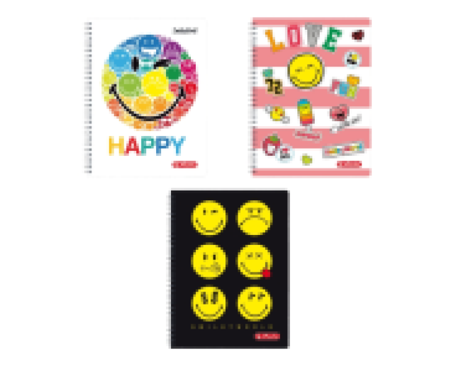 Herlitz Smiley spirálfüzet A4 70lap