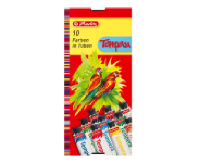 Herlitz tempera 10x16ml, 10 szín