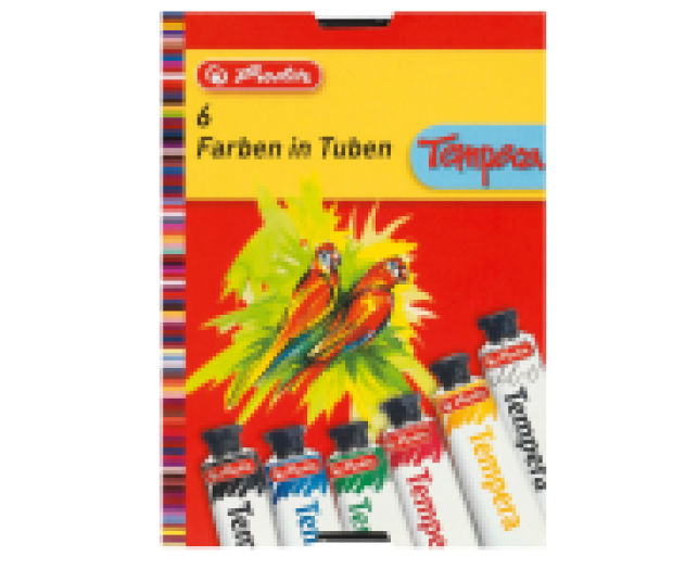 Herlitz tempera 6x16ml, 6 szín