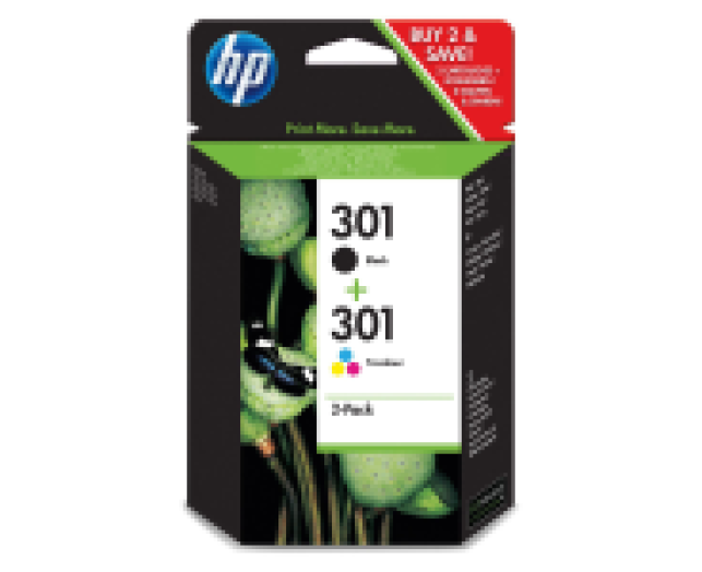 HP 301 Duo pack patron, BK,C,
