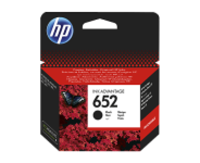 HP 652 Ink Advantage patron fekete
