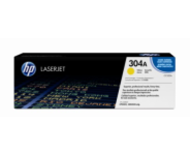 HP CC532A toner, sárga