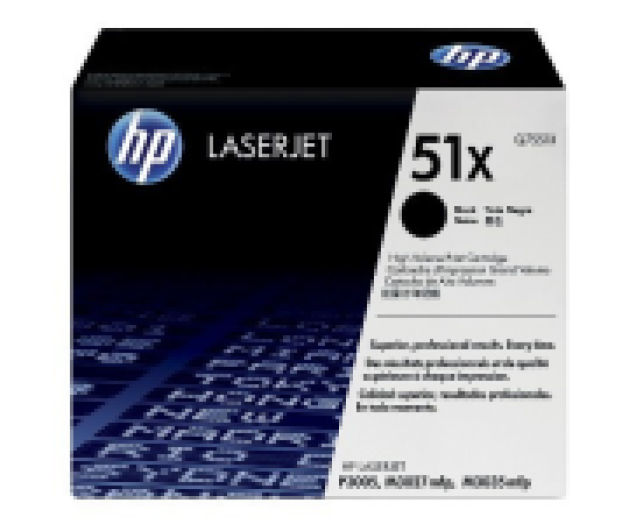 HP Q7551X/51X toner, fekete