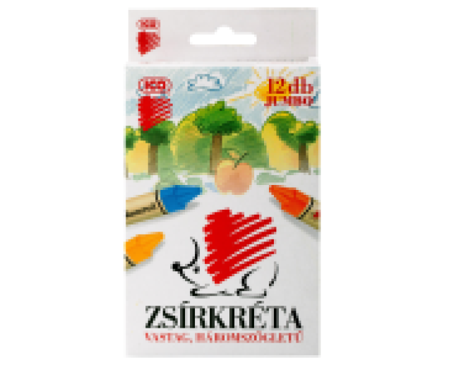 ICO Süni zsírkréta Jumbo háromszögletű 12db