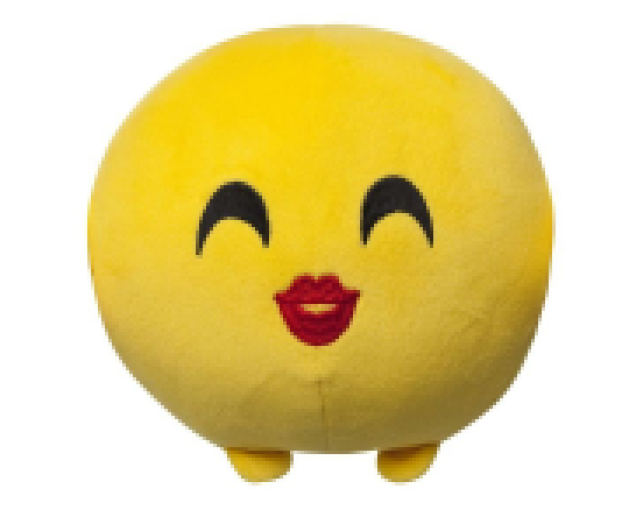 Imoji plüss labda 11cm csókot dob