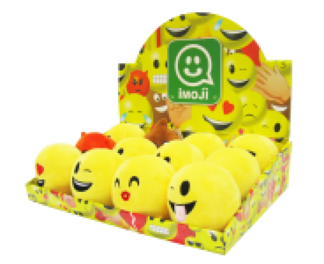 Imoji plüss labda 11cm vegyes