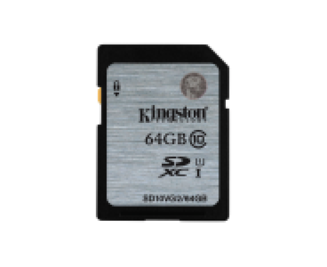 Kingston 64 GB SDXC Cl10 UHS-I memóriakártya