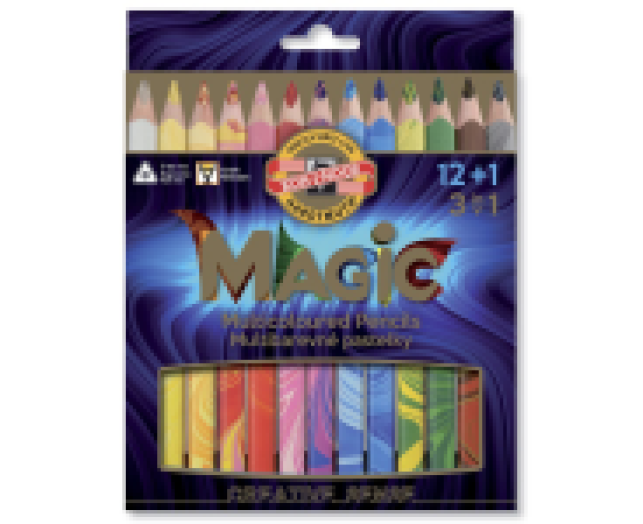 Koh-I-Noor 3408/13 Magic készlet háromszögletű vastag