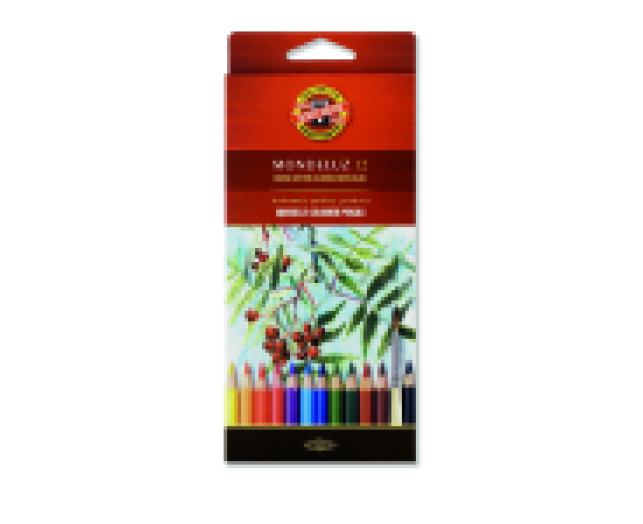 Koh-I-Noor 3716 Mondeluz aquarell színes ceruza 12 szín