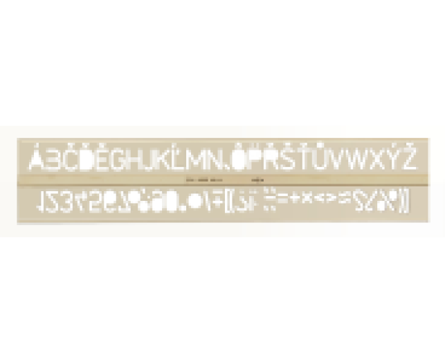 Koh-I-Noor betűsablon