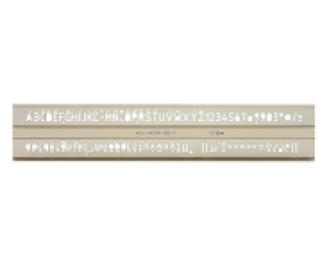 Koh-I-Noor betűsablon