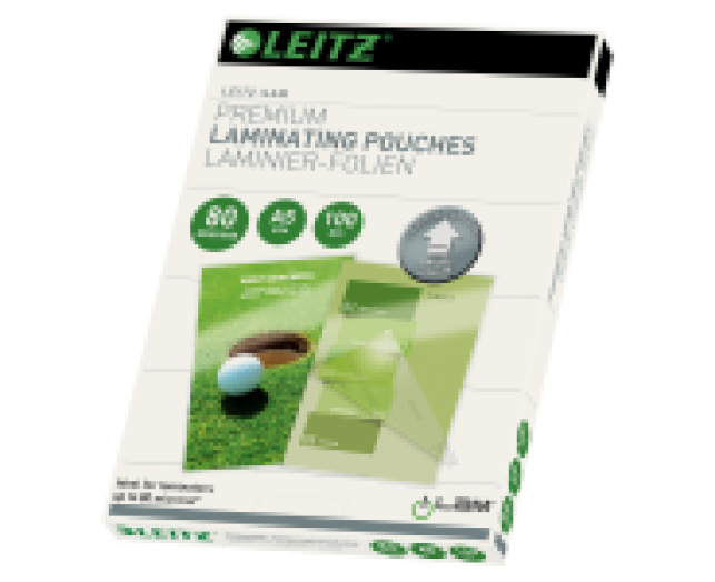 Leitz A5 lamináló fólia ,2x80mic (160mic), víztiszta
