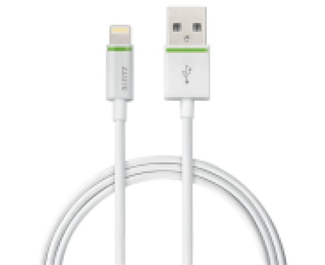 Leitz Complete Lightning-USB kábel 30 cm, fehér