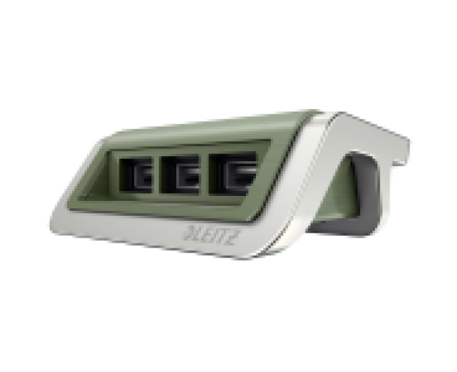 Leitz Style USB töltő 3-portos, olajfazöld