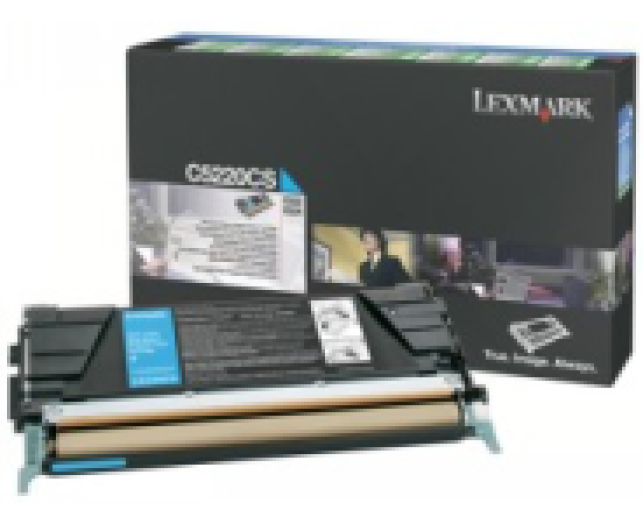 Lexmark 00C5220CS toner, cián