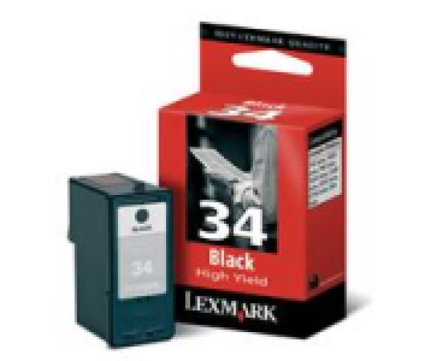 Lexmark 018C0034E/Nr.34 patron, fekete
