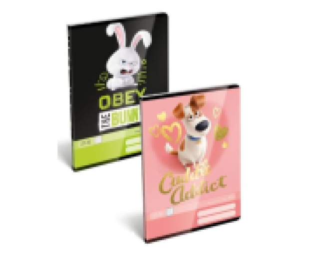 Lizzy The Secret Life of Pets füzet A5 kockás