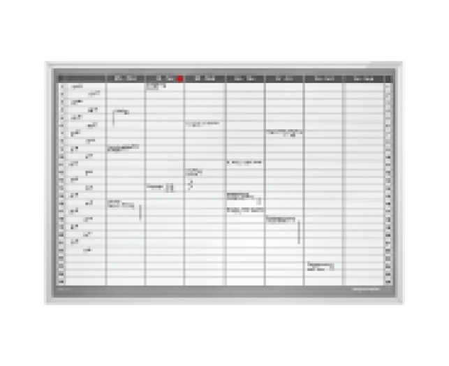 Magnetoplan heti-szervezőtábla 900x600mm heti beosztású