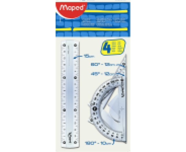 Maped Start kicsi vonalzó készlet 4 db-os