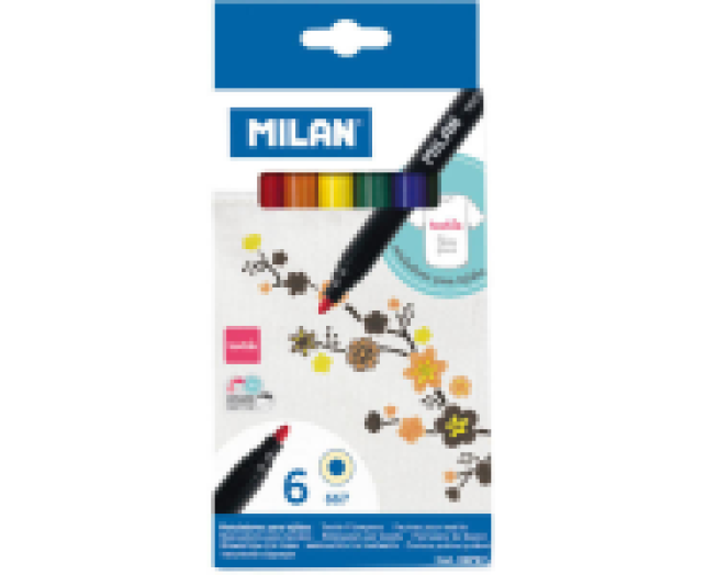 Milan textilfilc készlet 6 szín